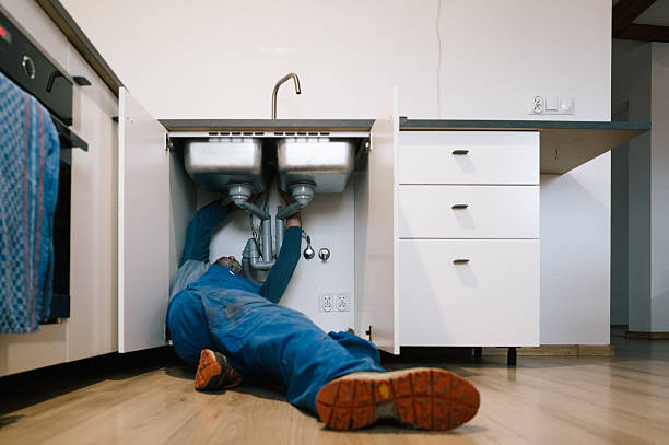 Professional Drain Cleaning technician working in Rockwood, PA